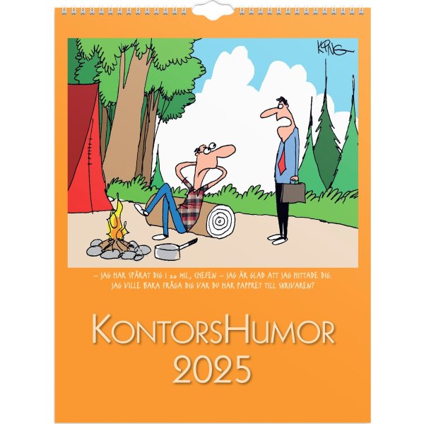 Burde 2025 Väggkalender, Kontorshumor