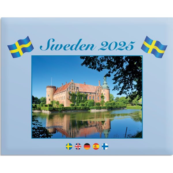 Burde 2025 Väggkalender, Sweden, med kuvert