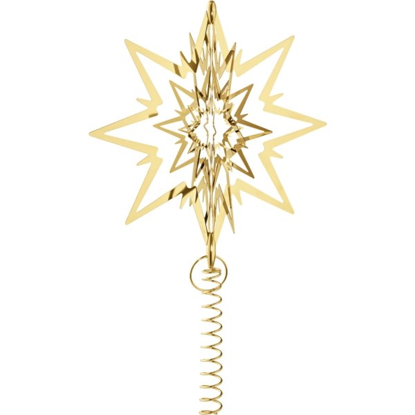 Georg Jensen Julgransstjärna, stor, guld