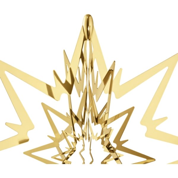Georg Jensen Julgransstjärna, stor, guld
