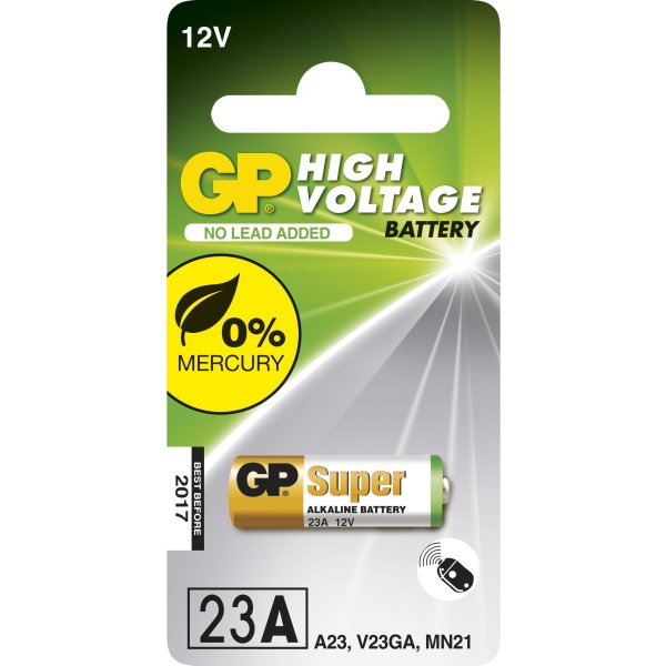 GP Super Alkaline 12V batteri 23A/V23GA/MN21, 1 pk