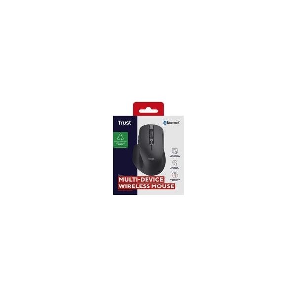 Trust Ozaa mus multi-enhet Bluetooth, svart