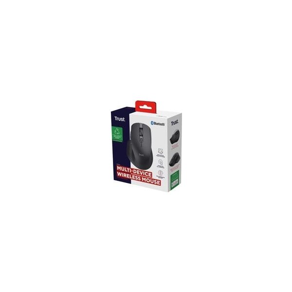 Trust Ozaa mus multi-enhet Bluetooth, svart