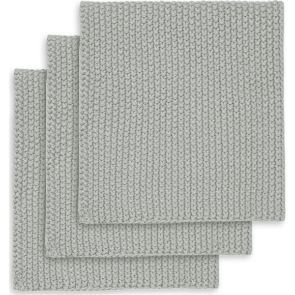 Engholm disktrasa, bomull, 25x25 cm, grå, 3 st.