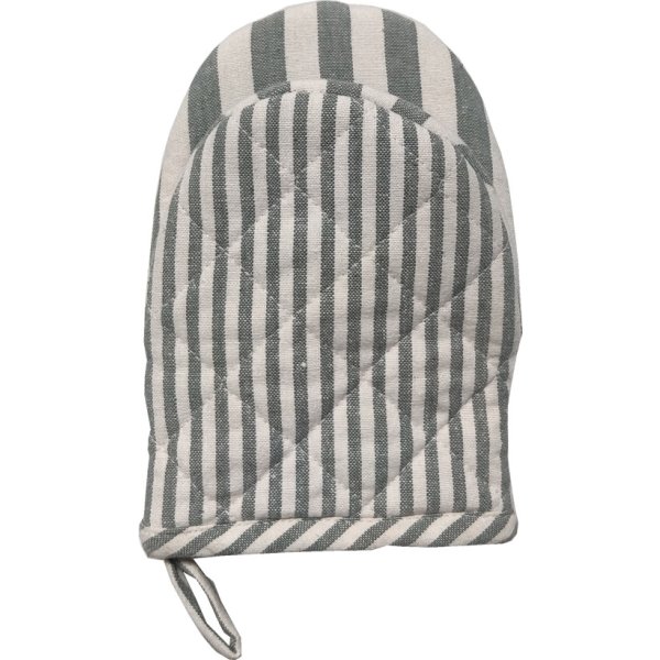 Engholm Mini grillhandske, mörkgrå randig