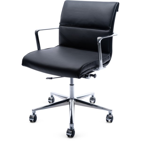 Elva konferensstol, svart/krom