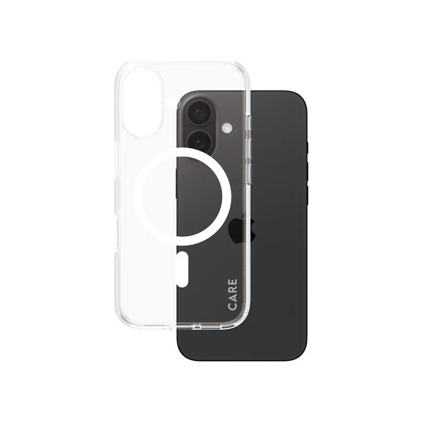 PanzerGlass skal för iPhone 16, transparent