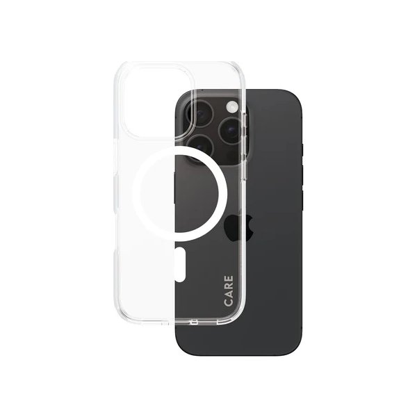 PanzerGlass skal för iPhone 16 pro, transparent