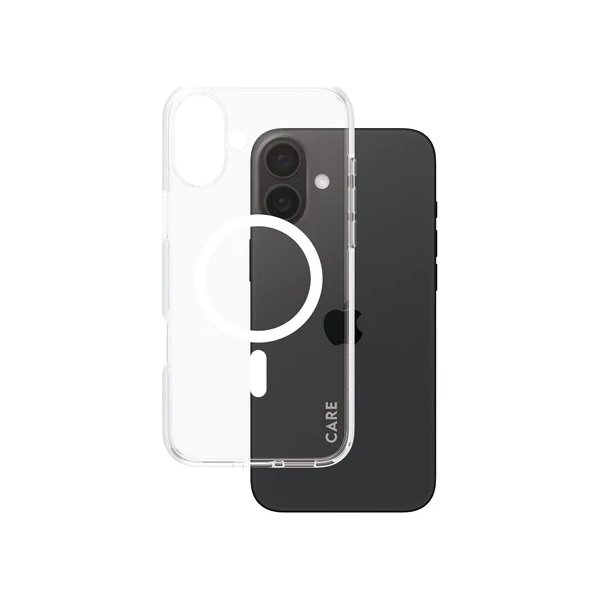 PanzerGlass skal för iPhone 16 plus, transparent