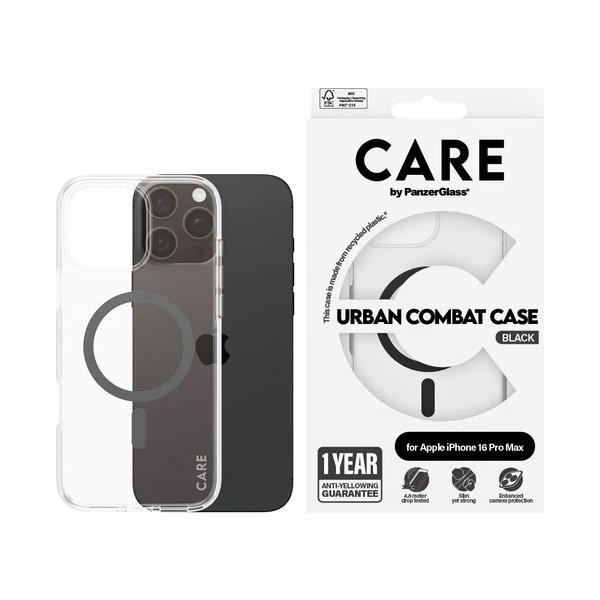PanzerGlass fodral iPhone 16 pro max, transparent