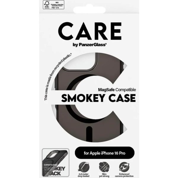 PanzerGlass magsafe cover iPhone 16 pro, svart