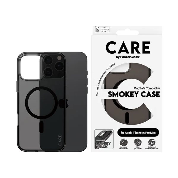 PanzerGlass magsafe cover iPhone 16 pro max, svart