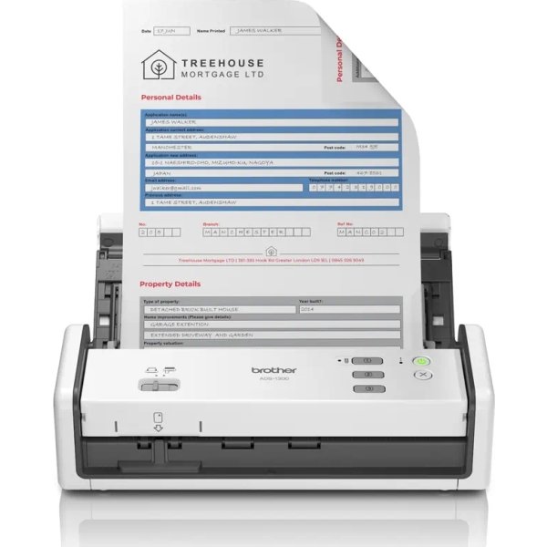 Brother ADS-1300 A4 mobil dokumentskanner