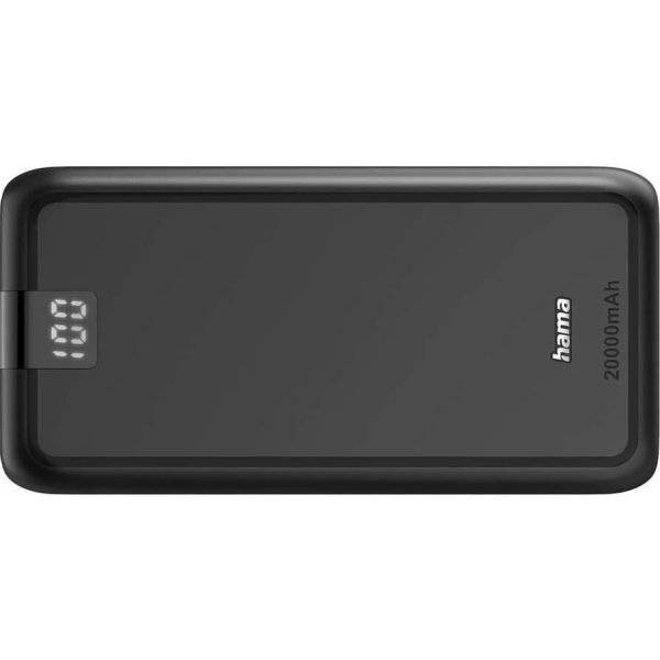 HAMA Powerbank prestanda 20000mAh, svart