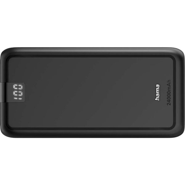 HAMA Powerbank prestanda 24000mAh, svart