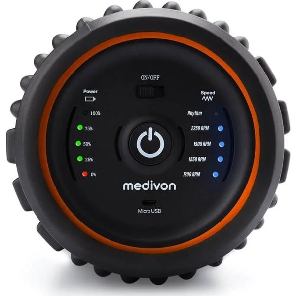 Medivon Foam body Roller, svart