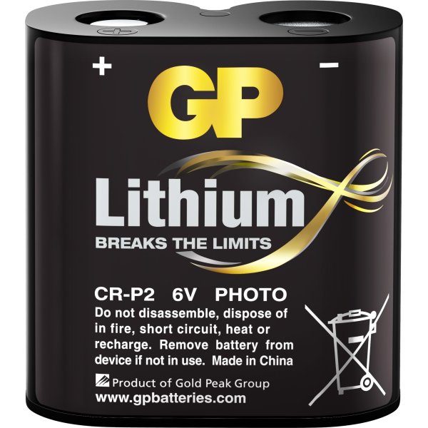 GP CR-P2 litiumbatteri, 1 st.