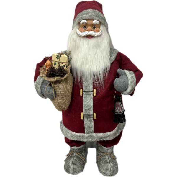 Jultomte m. LED, 80 cm.
