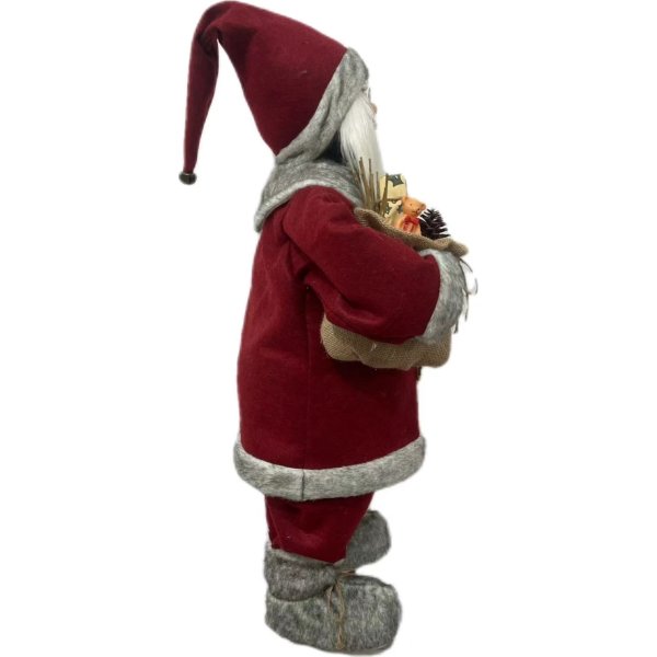 Jultomte m. LED, 80 cm.