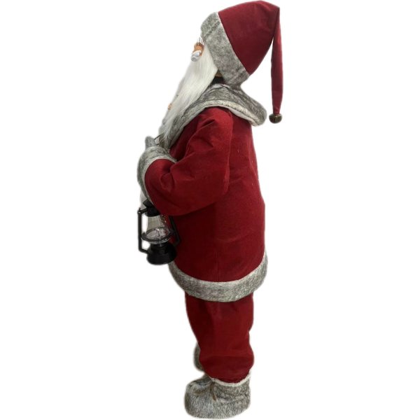 Jultomte m. LED, 120 cm.
