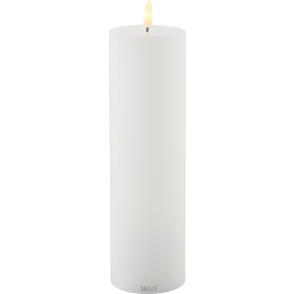 Sirius Sille LED-lampa, Laddbar, Ø7,5/25cm, Vit