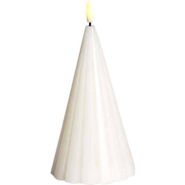 Sirius Laura Trä, H. 23 cm, vit