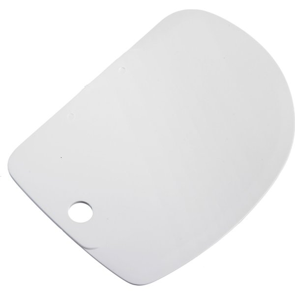 Westmark Degskrapa halvmåne, plast, vit, 12cm
