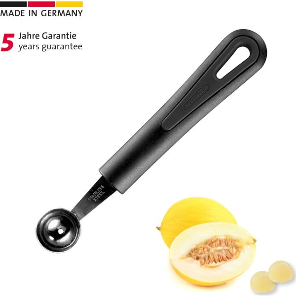 Westmark Melonhålor Gentle, plast, svart, 17,3cm