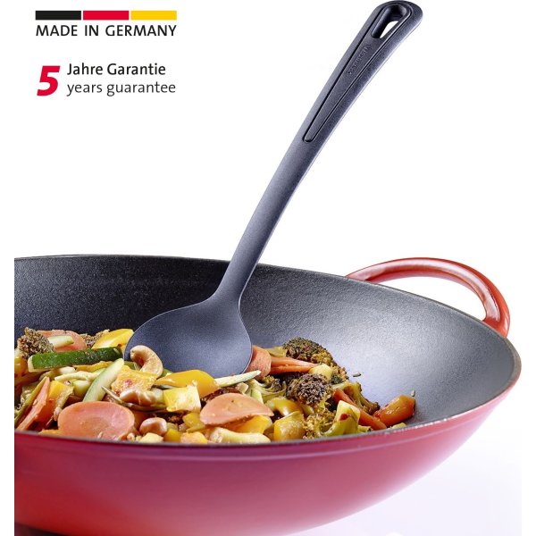 Westmark Grytsked Gentle, plast, svart, 31,5cm