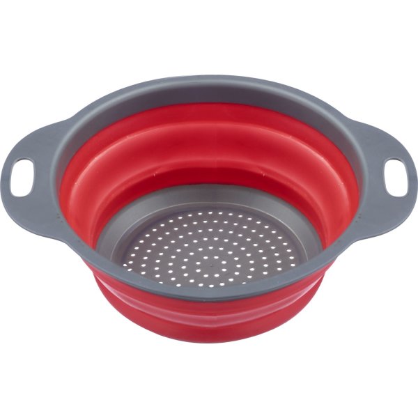 Westmark Durkslag vikbar, plast, grå/röd, Ø22cm