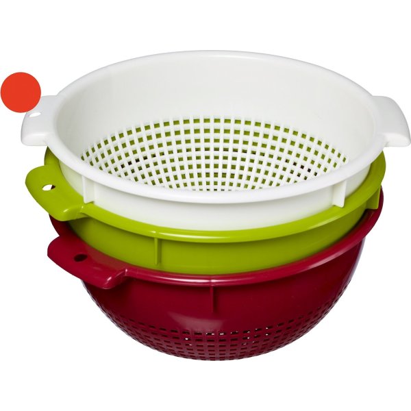Westmark Dörrknackare, plast, vit, Ø24cm