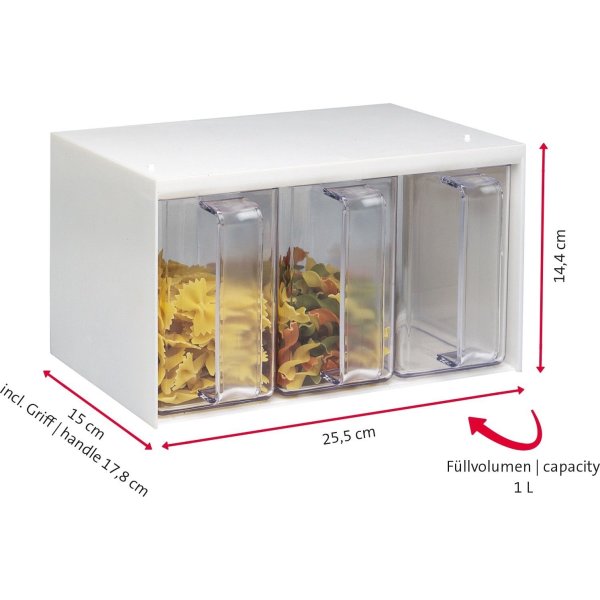 Westmark Låddispenser 3 lådor, 1L