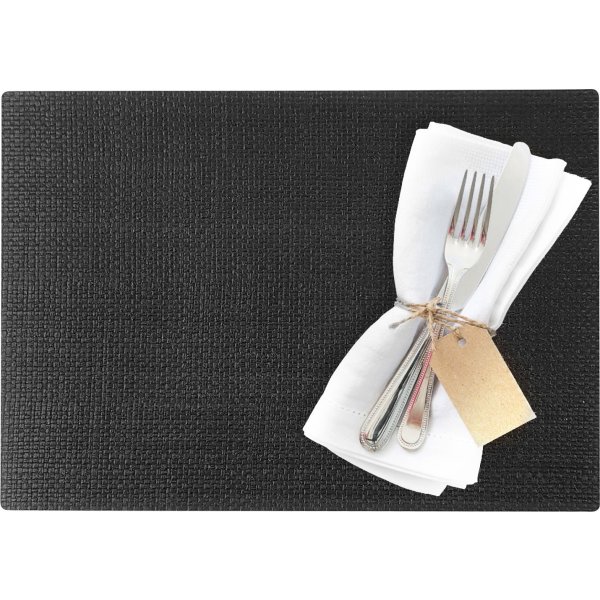 Westmark underlägg, plast, svart, 45x32,5cm