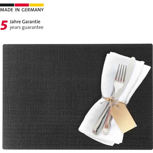 Westmark underlägg, plast, svart, 45x32,5cm