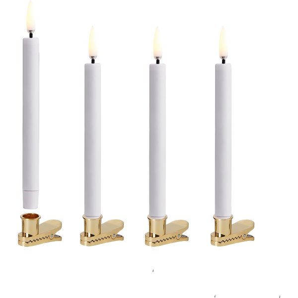 UYUNI Julgransljus inkl. batterier&fkontroll, 4 st