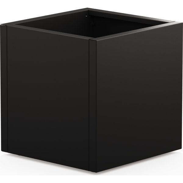 Herstera Blomlåda m/ljus, utomhus, m/trä, 50x50x50