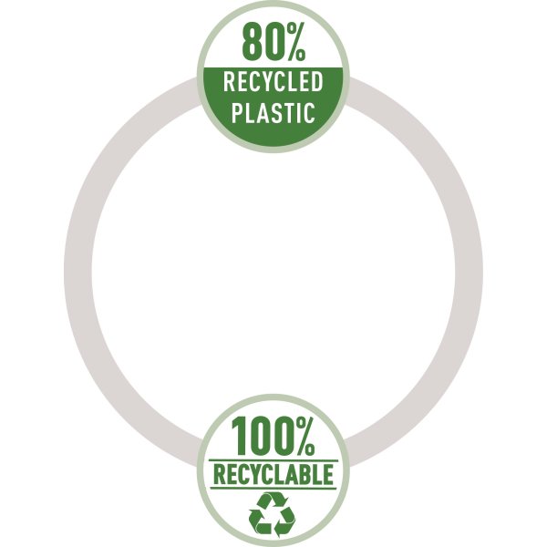 Leitz Recycle dokumentmapp | A4 | PP | Röd