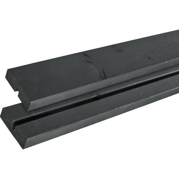Bänk för planteringslådor Plus Cubic 120 cm Svart
