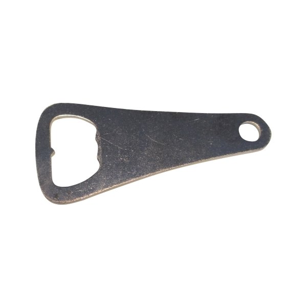 Kapsylöppnare, stål, 9 cm.