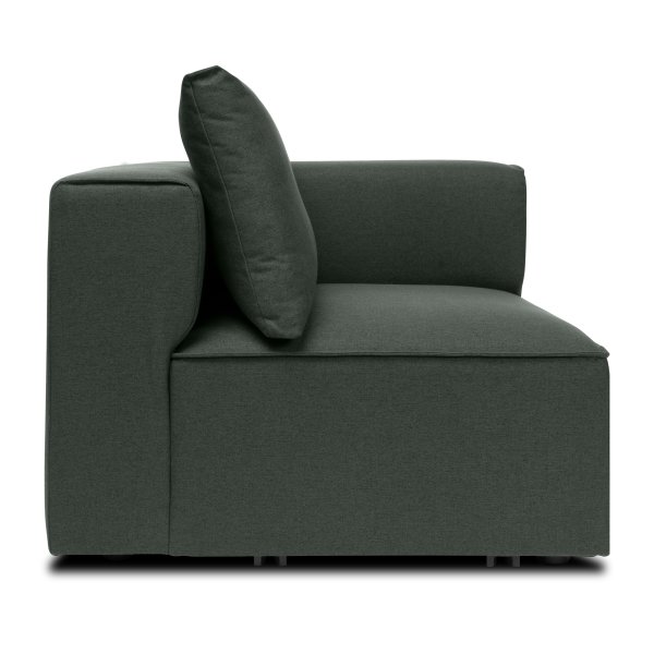 Fondi modulsoffa, hörnmodul, grön, 1 st.