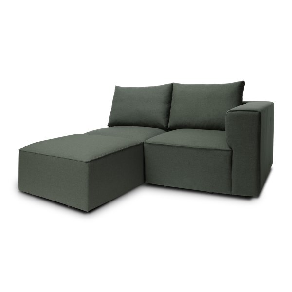 Fondi modulsoffa, 3 moduler, Grön