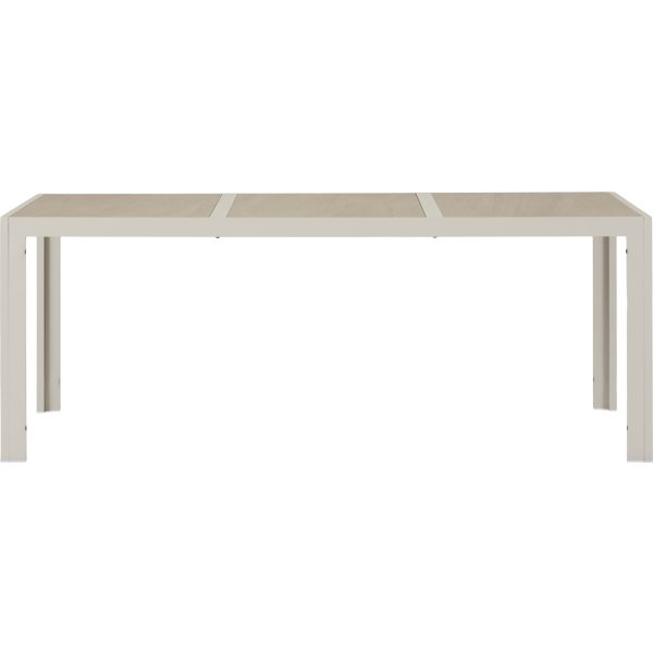 Kenny Trädgårdsbord 196x91cm, sandgrå/beige