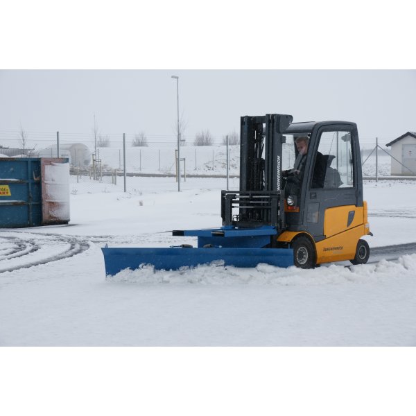 Snöplog för gaffeltruck 2500 mm Blå