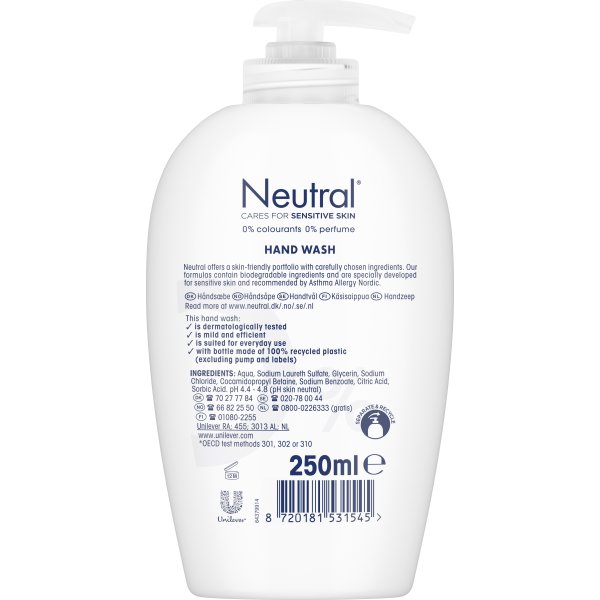 Neutral handtvål, 250 ml