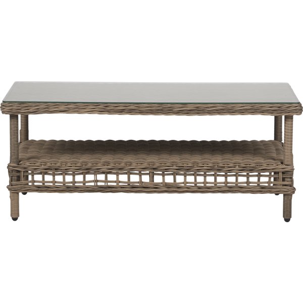 Frøya Loungeset 5 pers. 4 delar, beige/natur