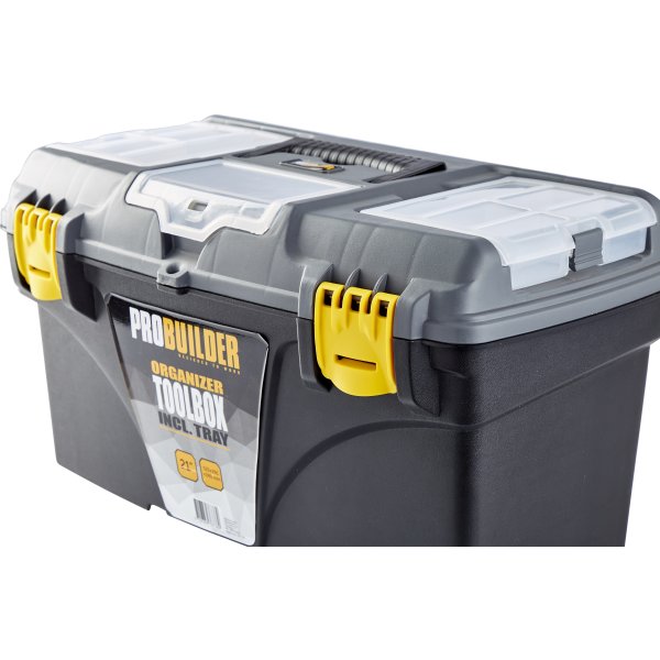 Probuilder verktygslåda m/organisator, 21"