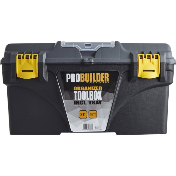 Probuilder verktygslåda m/organisator, 21"