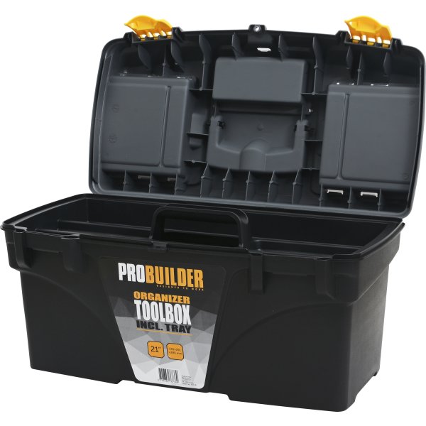 Probuilder verktygslåda m/organisator, 21"