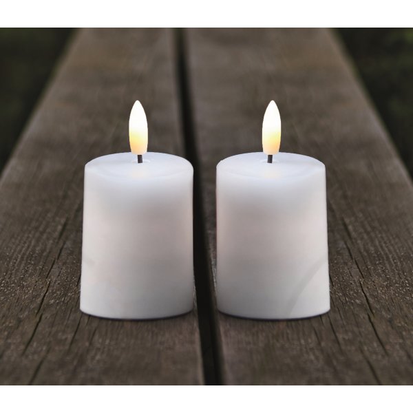 Sirius Sille LED-ljus utomhusbruk H6,5cm/vit/2 st
