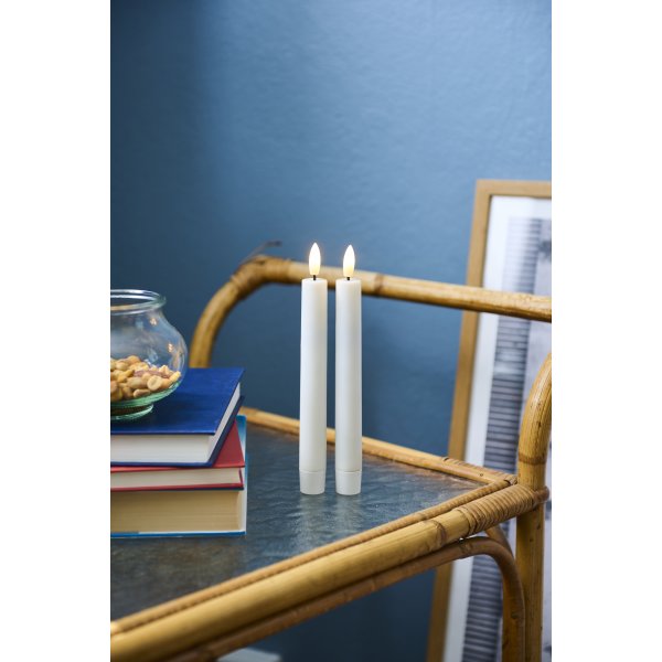 Sirius Sille Uppladdningsbara LED-ljus, vit, 2st